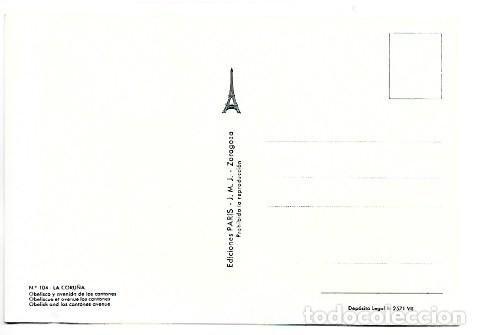 Postales: OBELISCO Y AVENIDA DE LOS CANTONES.- LA CORU&Ntilde;A - Foto 2