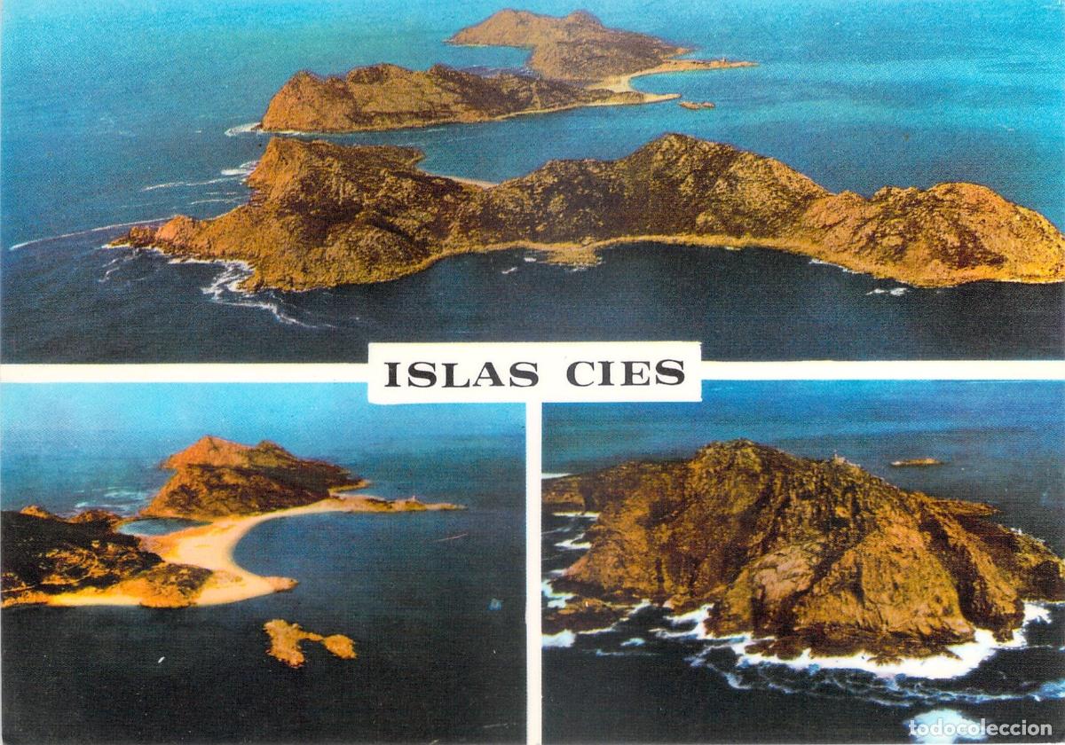 Postales: Postal de las Islas C&iacute;es en la R&iacute;a de Vigo - Foto 1