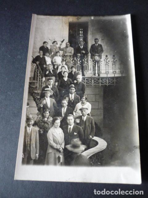 Postales: MONDARIZ PONTEVEDRA GRUPO EN LA FUENTE DEL BALNEARIO POSTAL FOTOGRAFICA