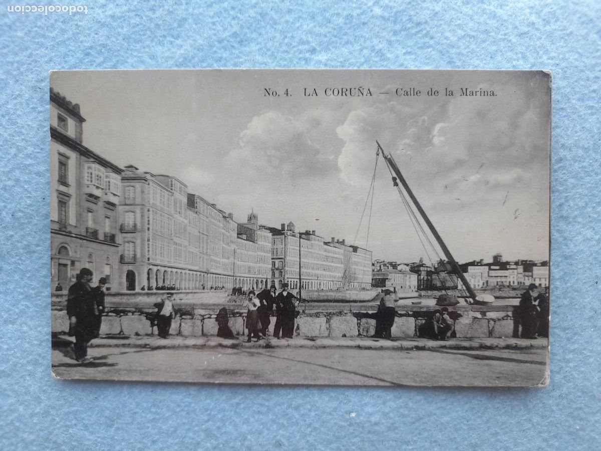 Postales: La Coru&ntilde;a. Calle de la Marina.