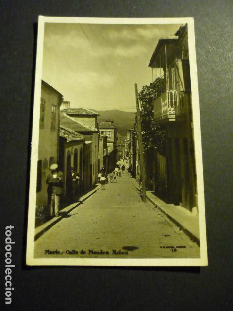 Postales: MARIN PONTEVEDRA CALLE DE MENDEZ NU&Ntilde;EZ