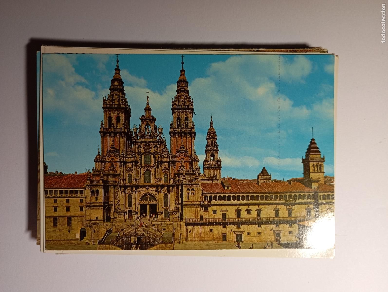 Postcards: POSTAL DE SANTIAGO DE COMPOSTELA. PLAZA DEL OBRADOIRO. TDKP26C