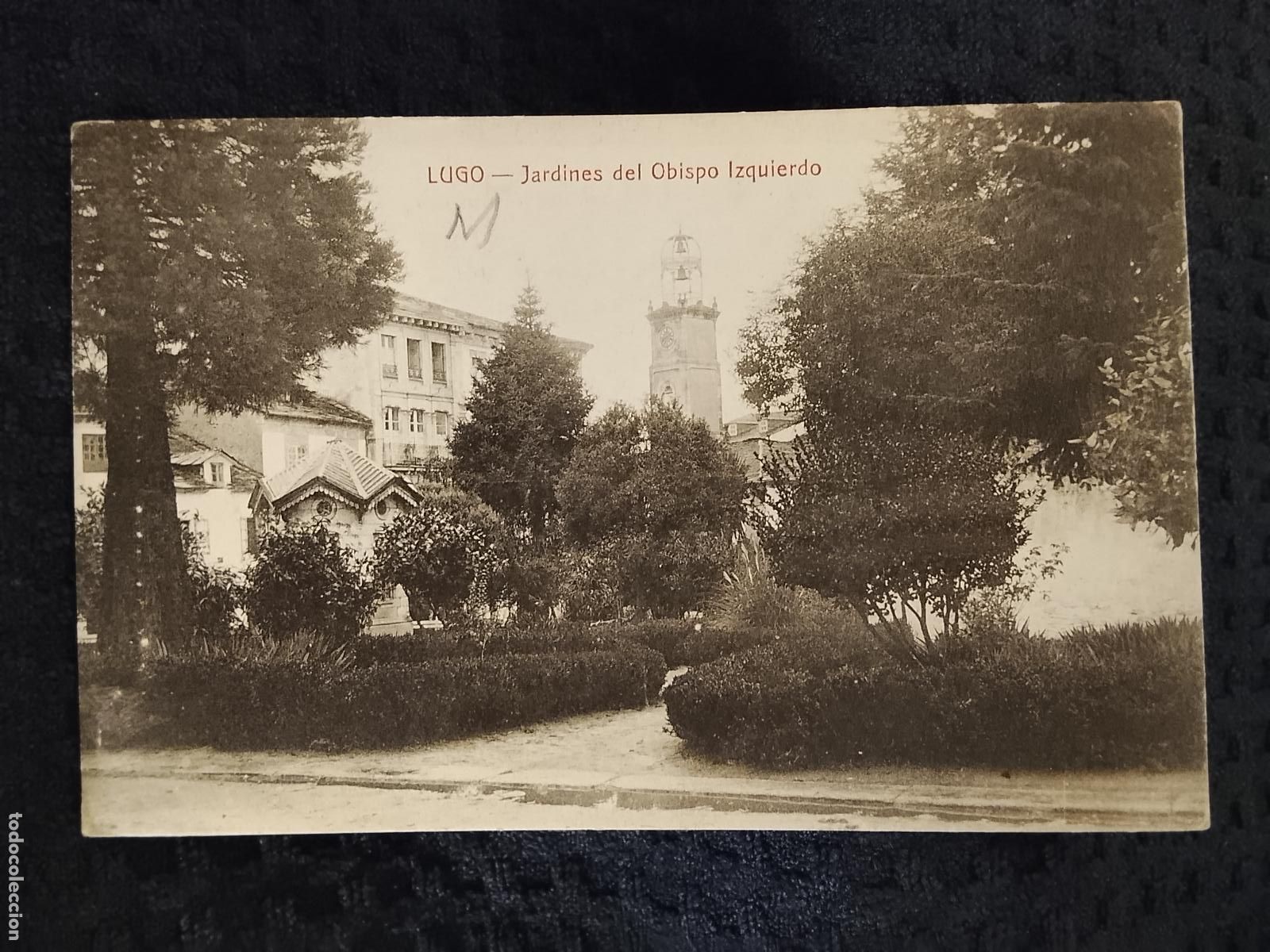 Postales: LUGO - JARDINES DEL OBISPO IZQUIERDO - EDICION ROGELIO NOMDEDEU - POSTAL ANTIGUA -(115.403)