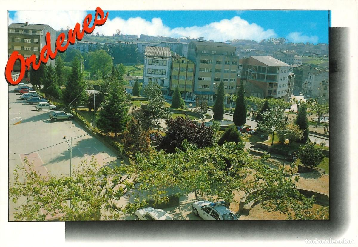 Postales: POSTALES - ESPA&Ntilde;A - A CORU&Ntilde;A - ORDENES - 6 - PARQUE MUNICIPAL