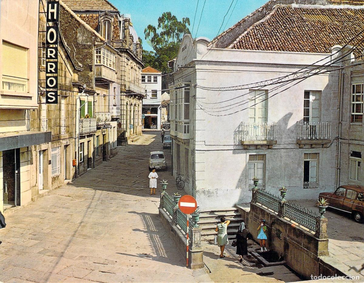 Postales: Postal de Caldas de Reis, Fuente Termal La Burga, Galicia