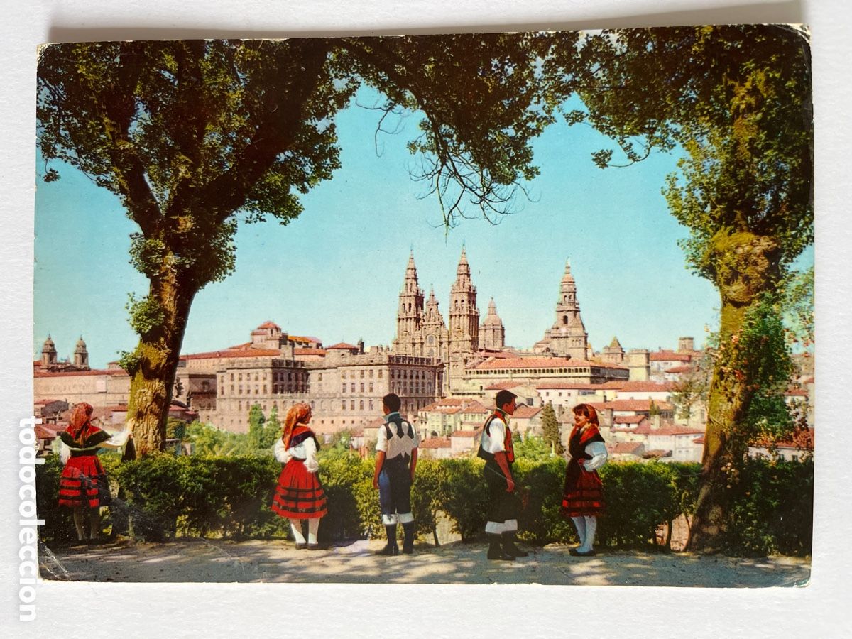 Postales: POSTAL. Santiago de Compostela. Folklore gallero.