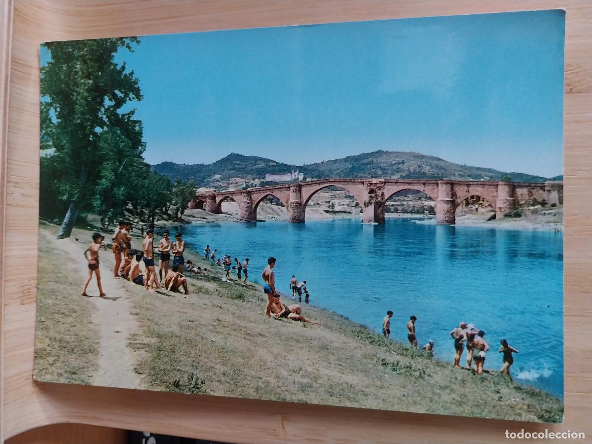 Postales: PUENTE ROMANO SOBRE EL MI&Ntilde;O ORENSE ED ALARDE 9 SC ORIGINAL ANIMADA BA&Ntilde;ISTAS NI&Ntilde;OS