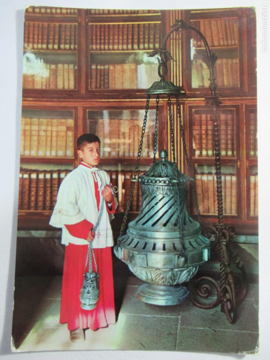 Postales: Santiago de Compostela - Catedral. Botafumeiro. El Rey de los Incensarios - S/C