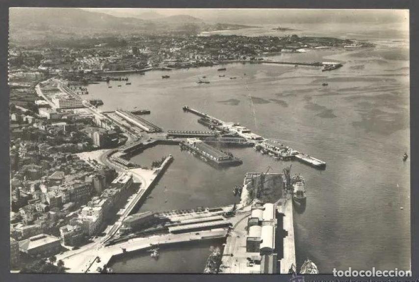 Cartoline: Vigo. *Puerto* Foto Paisajes Espa&ntilde;oles n&ordm; 3474. Circulada 1961.