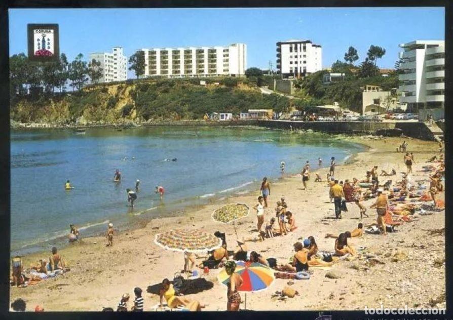 Postkarten: A Coru&ntilde;a *Playa y Puerto...* Ed. Fisa n&ordm; 46. Nueva.