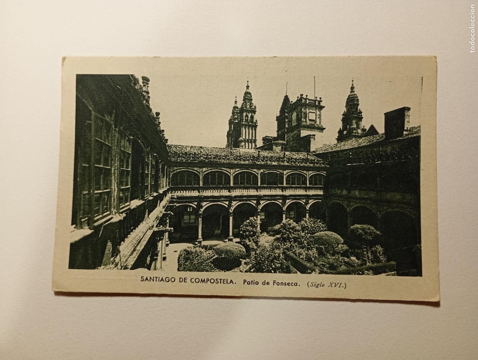 Postales: POSTAL DE SANTIAGO DE COMPOSTELA. PATIO DE FONSECA. TDKP26Z4