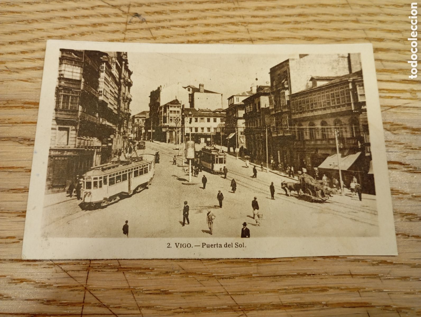 Postales: VIGO (PONTEVEDRA) - PUERTA DEL SOL - HELIOTIPIA ART&Iacute;STICA ESPA&Ntilde;OLA