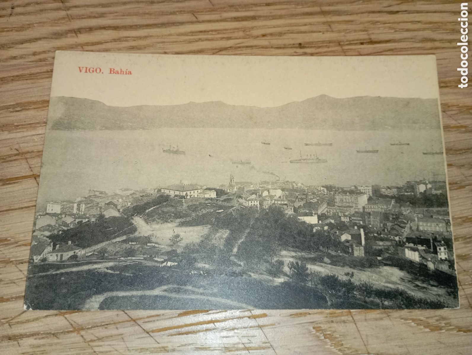 Postales: VIGO (PONTEVEDRA) - BAH&Iacute;A - MANUEL V&Aacute;ZQUEZ - FOTOTIPIA THOMAS, BARCELONA
