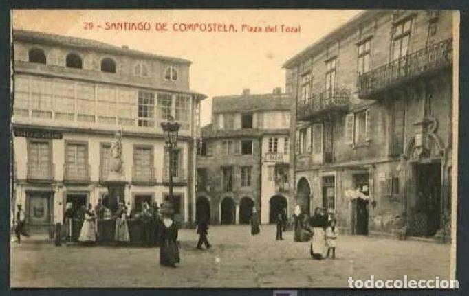 Postais: Santiago de Compostela. La Coru&ntilde;a.  Plaza del Toral.  Edc. Thomas n&ordm; 29.  Nueva.
