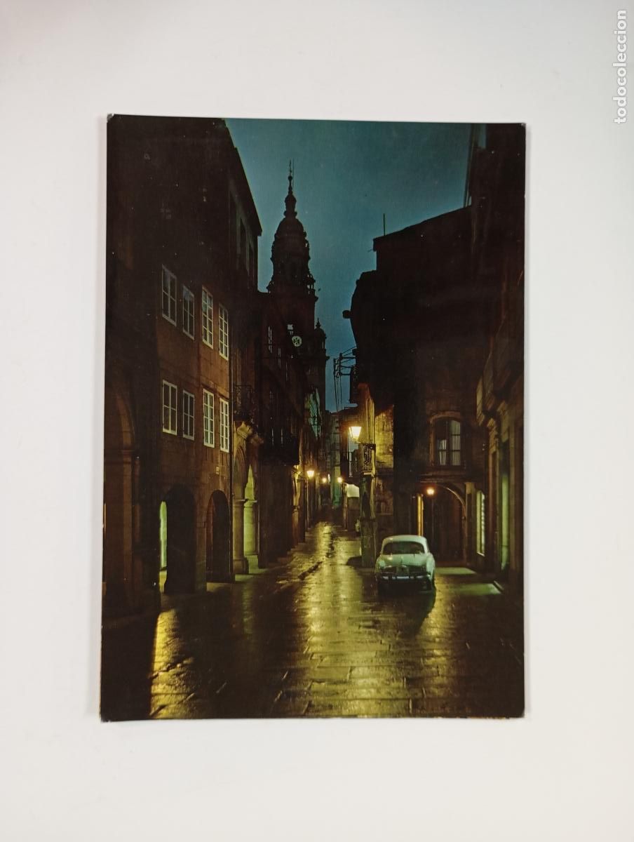 Postales: POSTAL DE SANTIAGO DE COMPOESTELA. RUA DEL VILLAR. TDKP28Z2