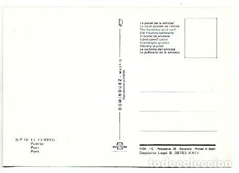 Postales: PUERTO / PORT.- EL FERROL - Foto 2
