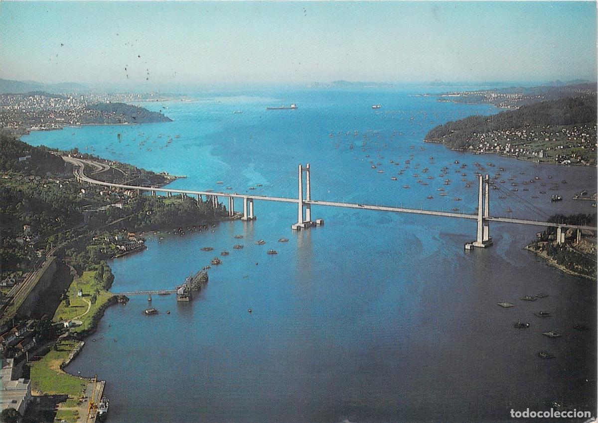 Postales: Tarjeta Postal de Vigo - Vista A&eacute;rea del Puente de Rande