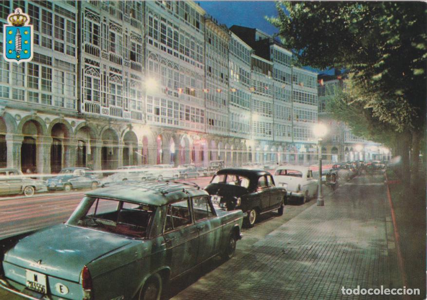 Postales: LA CORU&Ntilde;A, GALERIAS DE LA MARINA - EDITADA EN 1964 - S/C