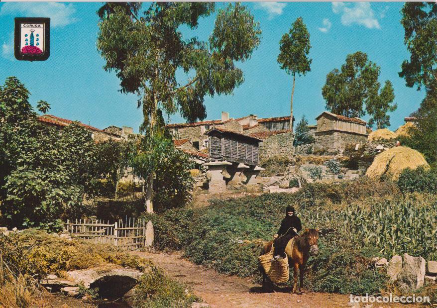 Postales: LA CORU&Ntilde;A, ESTAMPA GALLEGA - ESCUDO DE ORO N&ordm;31 - S/C