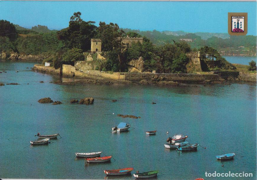 Postales: LA CORU&Ntilde;A, CASTILLO DE SANTA CRUZ - ESCUDO DE ORO N&ordm;10 - S/C