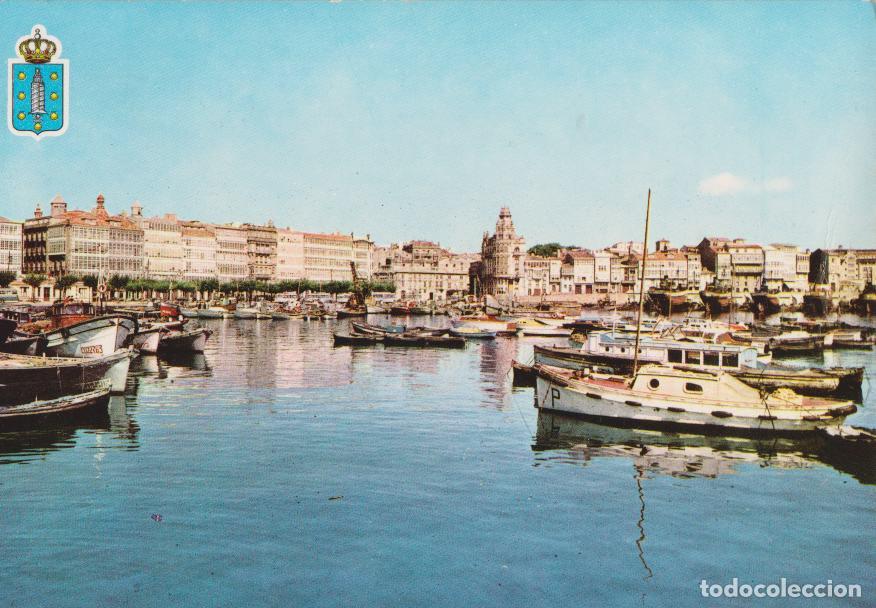 Postales: LA CORU&Ntilde;A, LA D&Aacute;RSENA - CIRCULADA 1970 - Foto 1