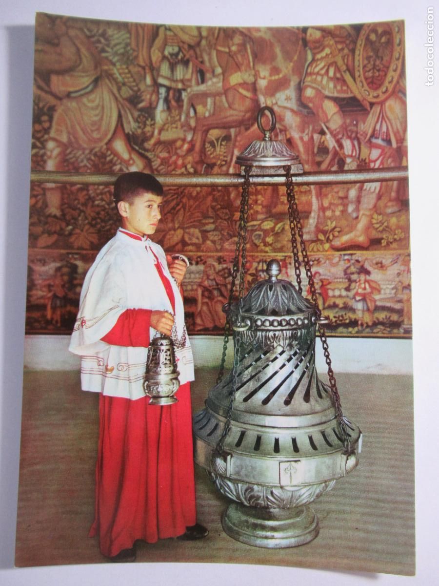 Postales: Santiago de Compostela - Catedral. Botafumeiro - S/C