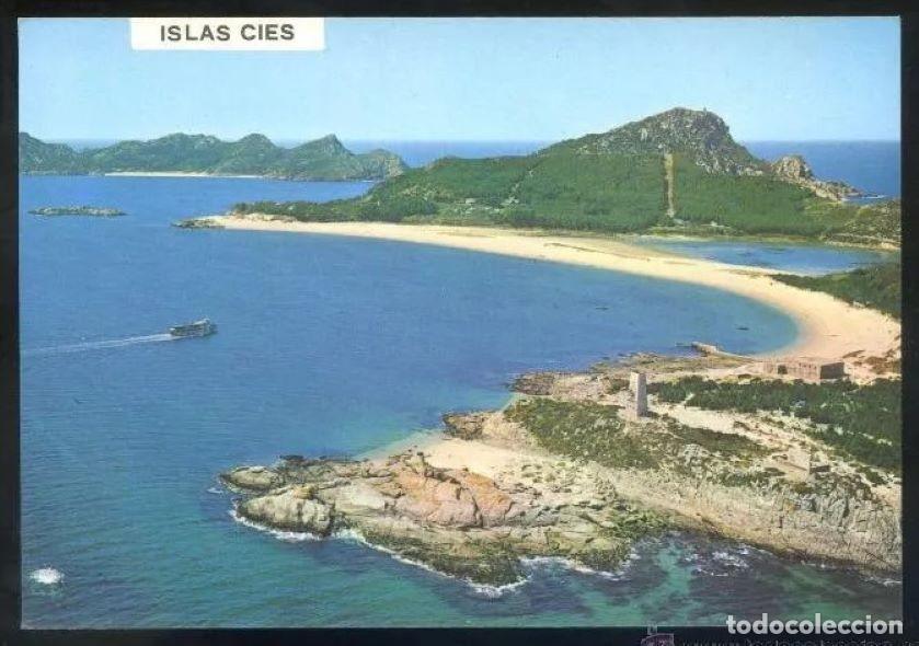 Postkarten: Vigo. *Islas C&iacute;es. Vista...* Ed. Post. Fama n&ordm; 3177. Nueva.