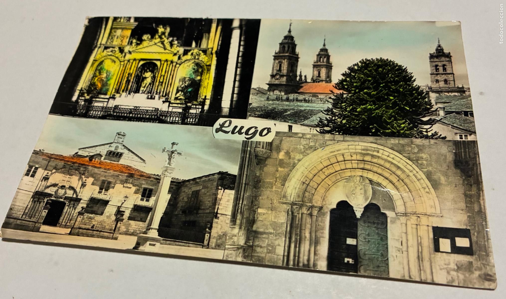 Postales: POSTAL LUGO, Catedral, Palacio Episcopal,Catedral Puerta Norte