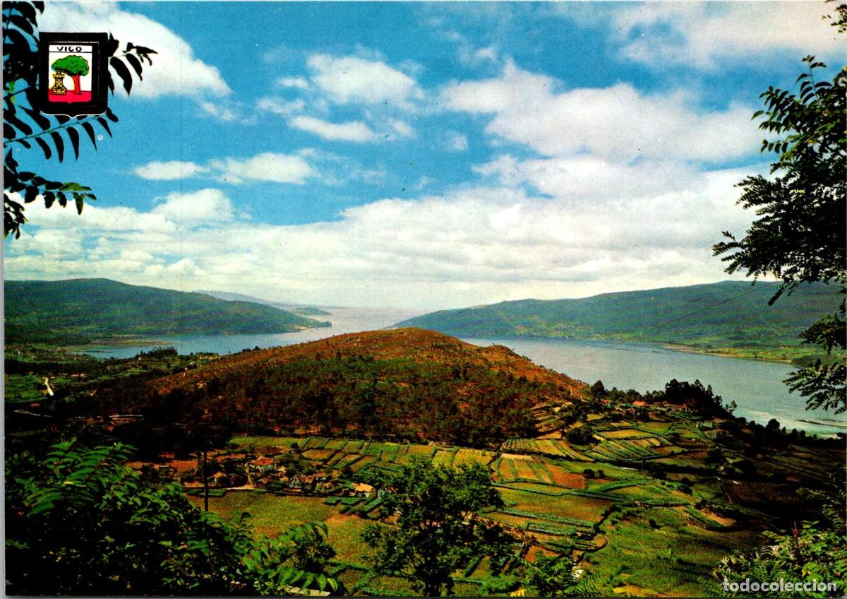 Postales: Vigo - Vista panor&aacute;mica de la R&iacute;a - FISA 24 - 147x103mm