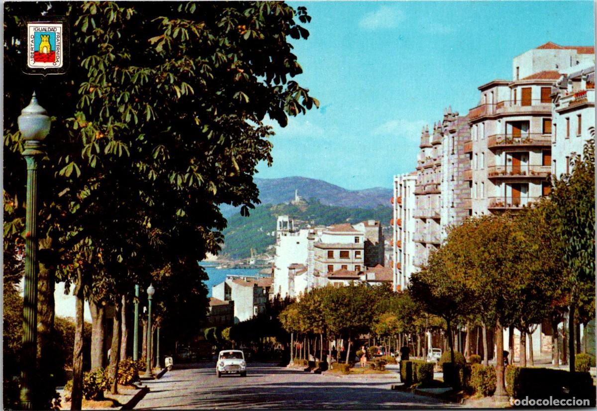 Postales: Vigo - Gran V&iacute;a del General&iacute;simo - FISA 7 - 146x100mm