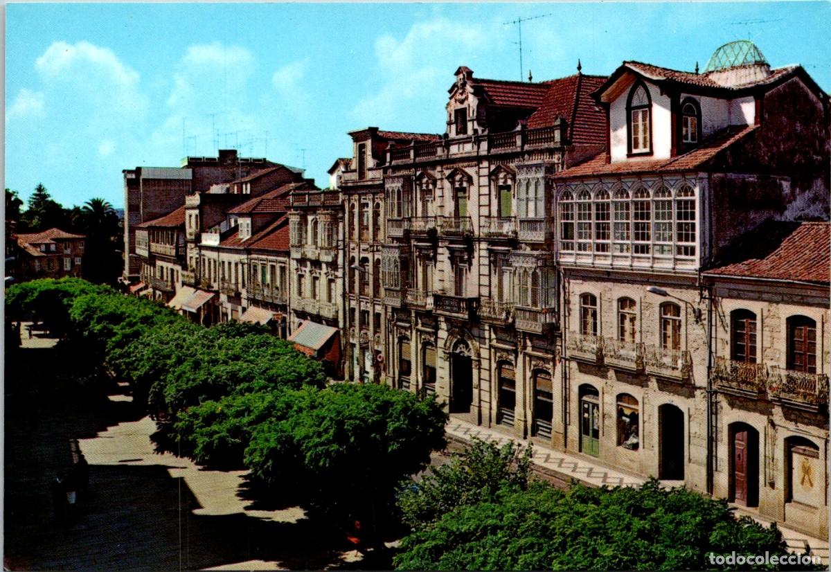 Postales: Tuy - Calle de Calvo Sotelo - Alarde 7 - 150x102mm &middot; + de 10 antenas de TV