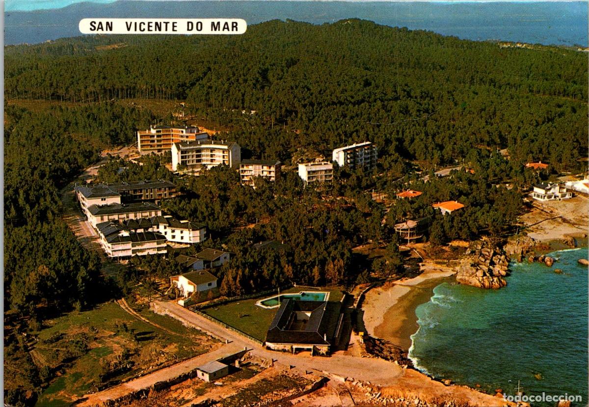 Postales: San Vicente do Mar - El Grove - Vista a&eacute;rea - Fama 3291 - 148x103mm - Edificio en Construcci&oacute;n x2