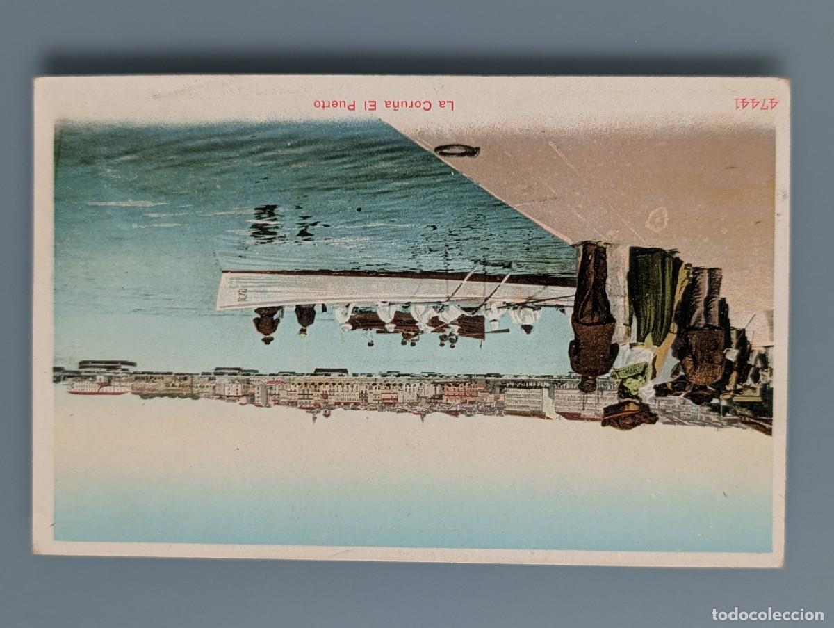 Postales: POSTAL LA CORU&Ntilde;A N&ordm;47441 EL PUERTO EDIC P.Z. GALICIA ANIMADA PERFECTA CONS SIN DIVIDIR
