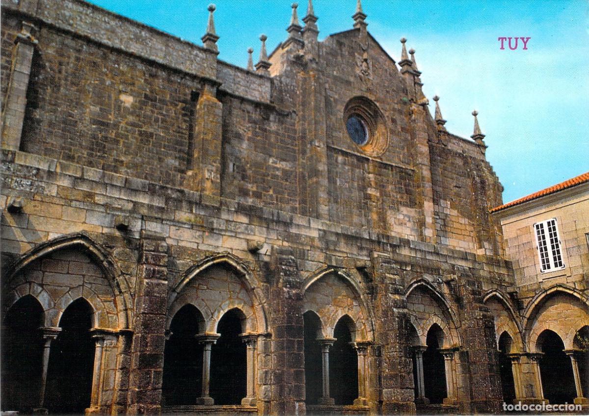 Postales: Postal de los Claustros de la Catedral de Tui, Galicia