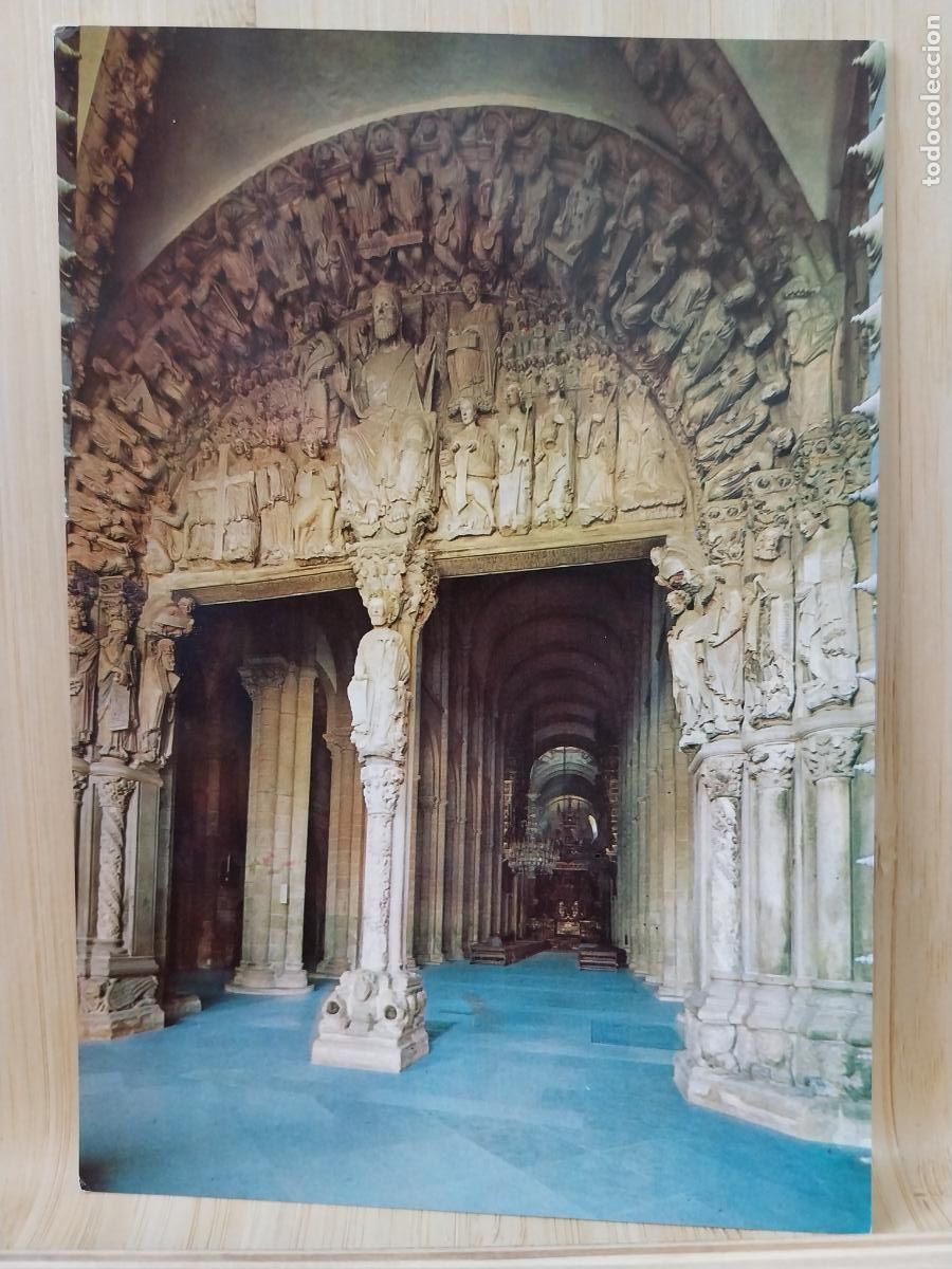 Postales: SANTIAGO COMPOSTELA PORTICO DE LA GLORIA ED SICILIA 1 SC ORIGINAL