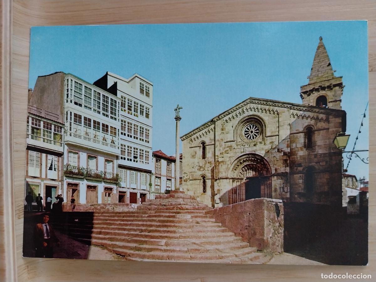 Postales: CORU&Ntilde;A IGLESIA SANTA MARIA ED ALARDE 19 SC ORIGINAL ANIMADA