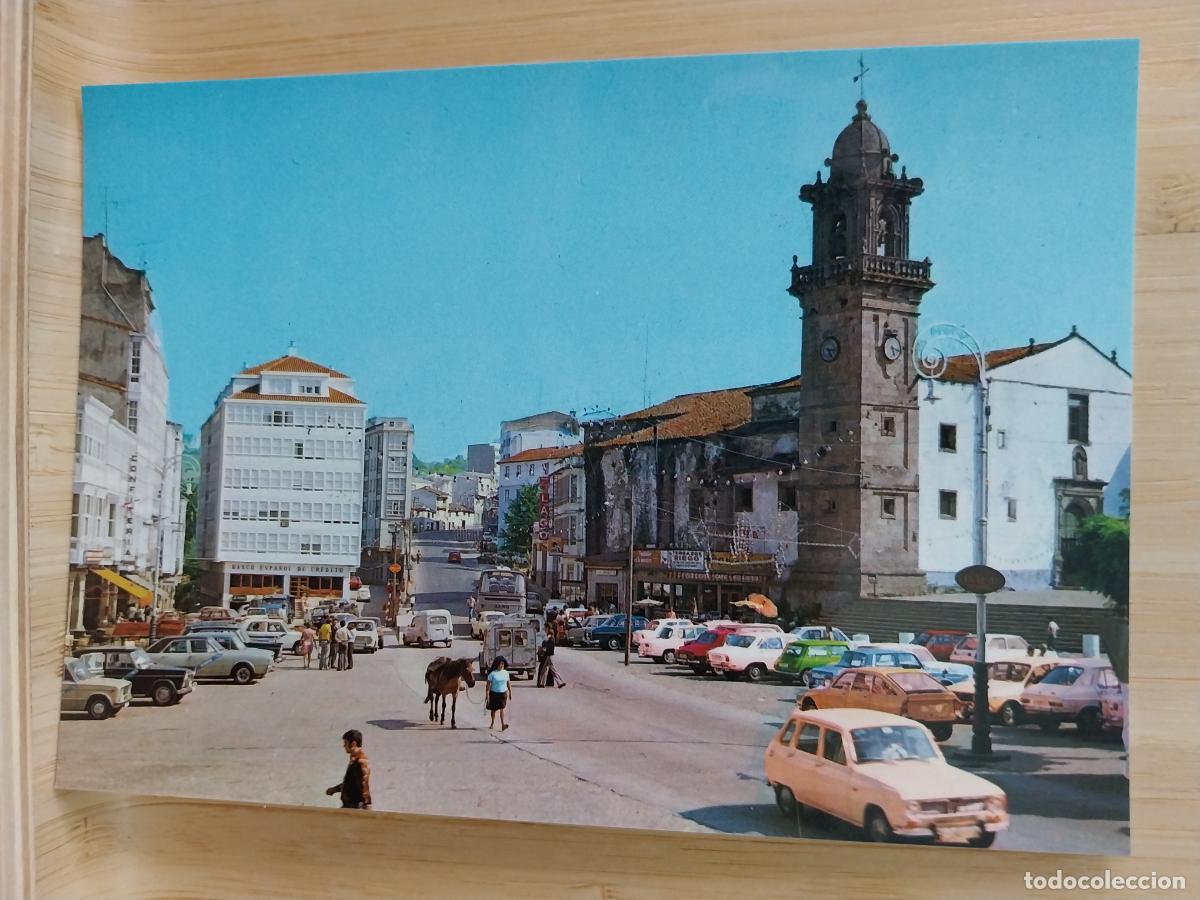 Postais: BETANZOS PLAZA HERMANOS GARCIA NAVEIRA ED ALARDE 6 * VISTA ANIMADA COCHES