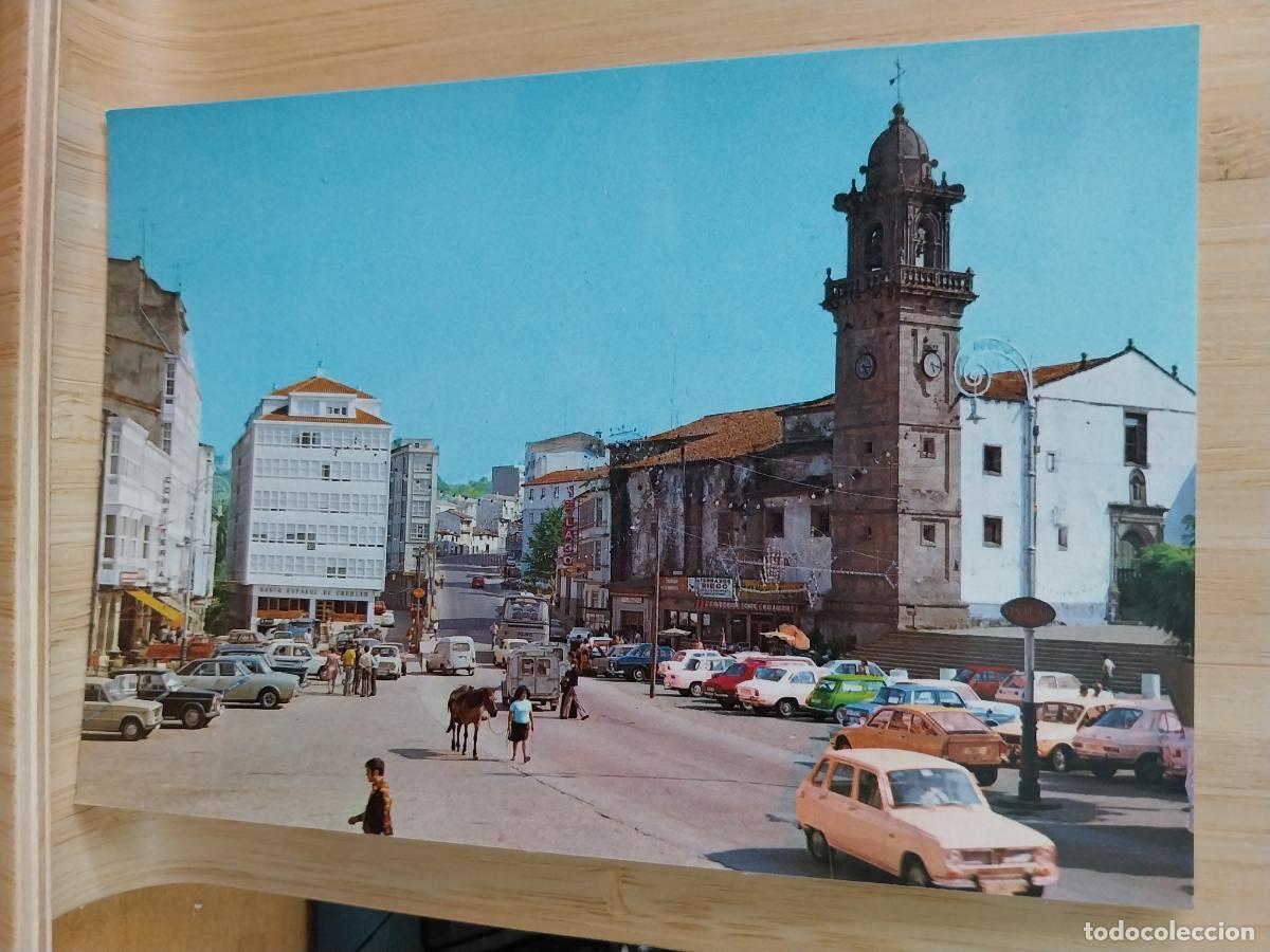 Postais: BETANZOS PLAZA HERMANOS GARCIA NAVEIRA ED ALARDE 6 VISTA ANIMADA COCHES