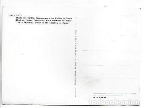Postales: MONTE DEL CASTRO. MONUMENTO A LOS CAIDOS DE RANDE.- VIGO - Foto 2