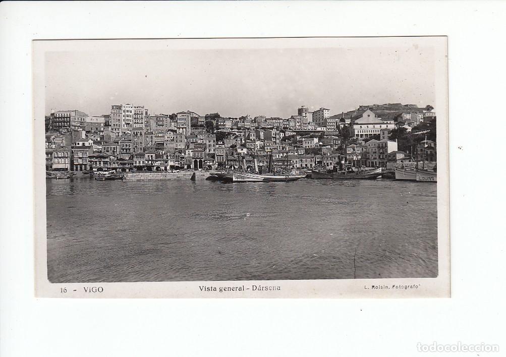 Postales: VIGO (PONTEVEDRA).- VISTA GENERAL, DARSENA