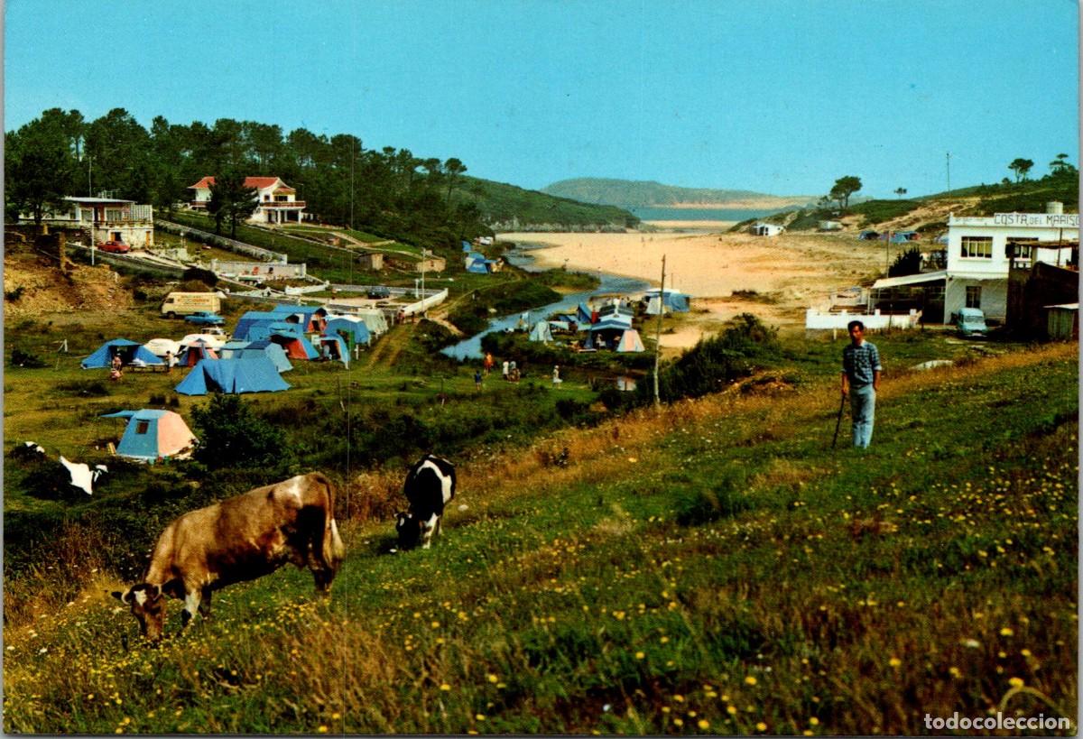 Postales: El Ferrol del Caudillo - Meir&aacute;s - Playa del R&iacute;o -Fama 3538- 150x102mm -Restaurante Costa del Marisco