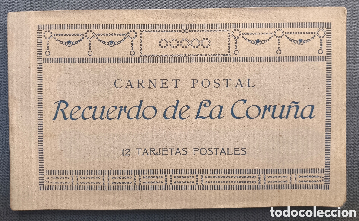 Postales: A CORU&Ntilde;A POSTAL A COLOR BLOC ED. ENRIQUETA COMAS GALICIA C. 1910
