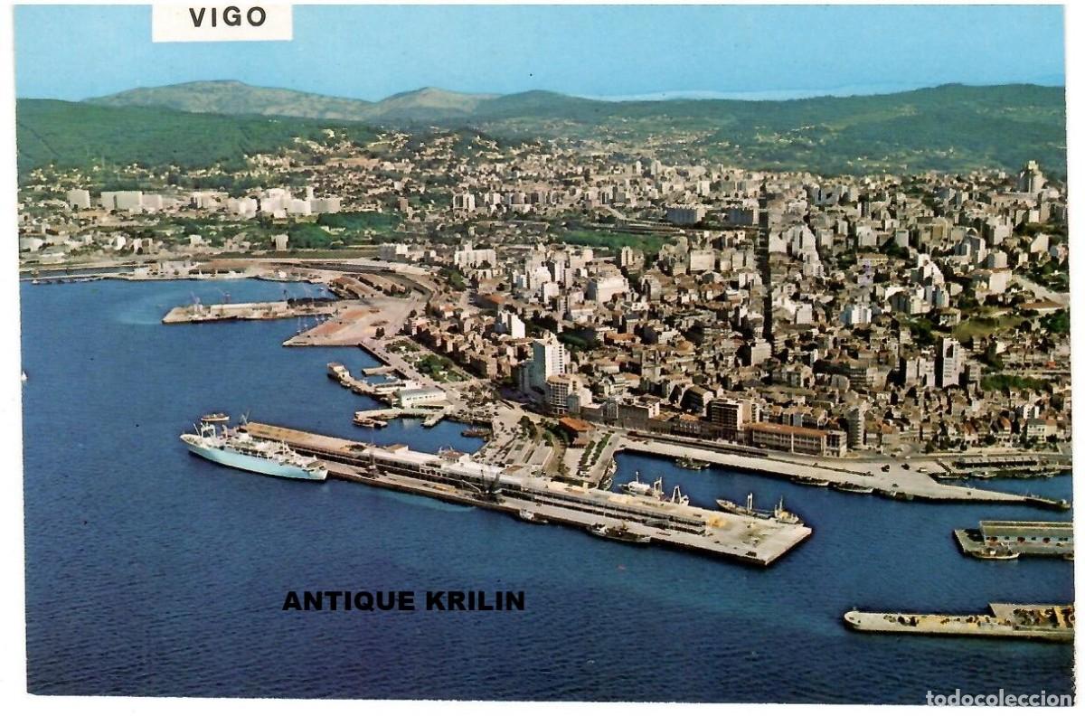 Postales: VIGO N&ordm; 3158 VISTA PARCIAL AEREA / POSTALES FAMA / SIN FRANQUEAR