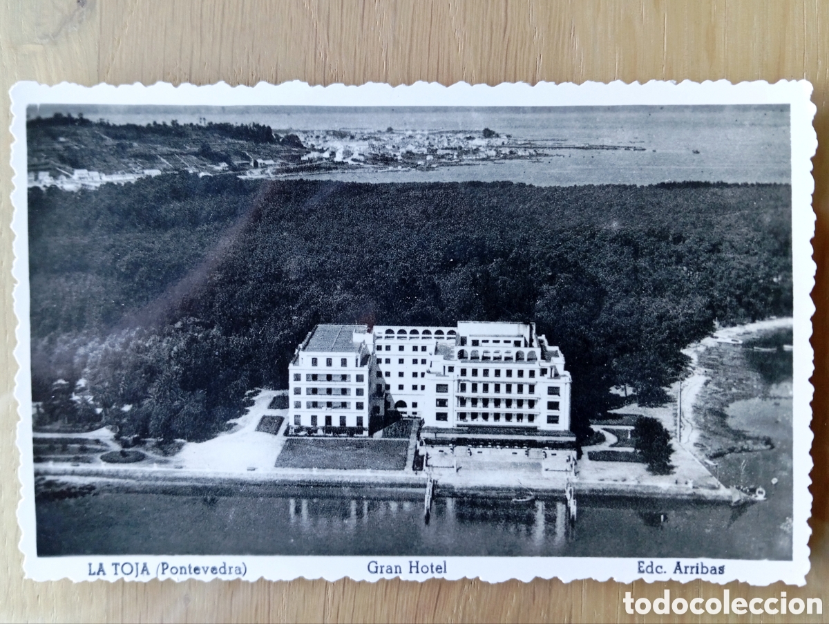 Postales: POSTAL LA TOJA PONTEVEDRA GRAN HOTEL ARRIBAS SIN CIRCULAR GALICIA
