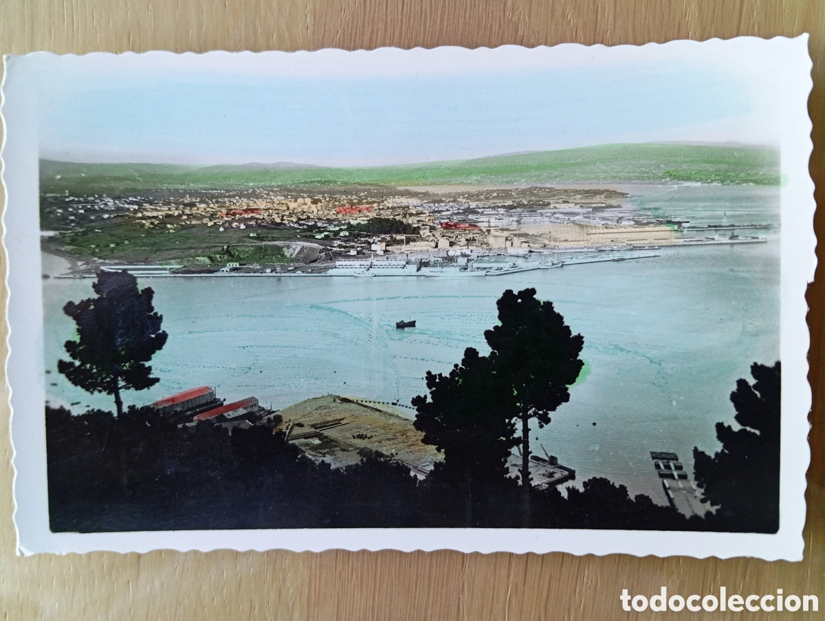 Postales: POSTAL EL FERROL DEL CAUDILLO VISTA GENERAL DESDE LA GRA&Ntilde;A ARRIBAS 175 SIN CIRCULAR