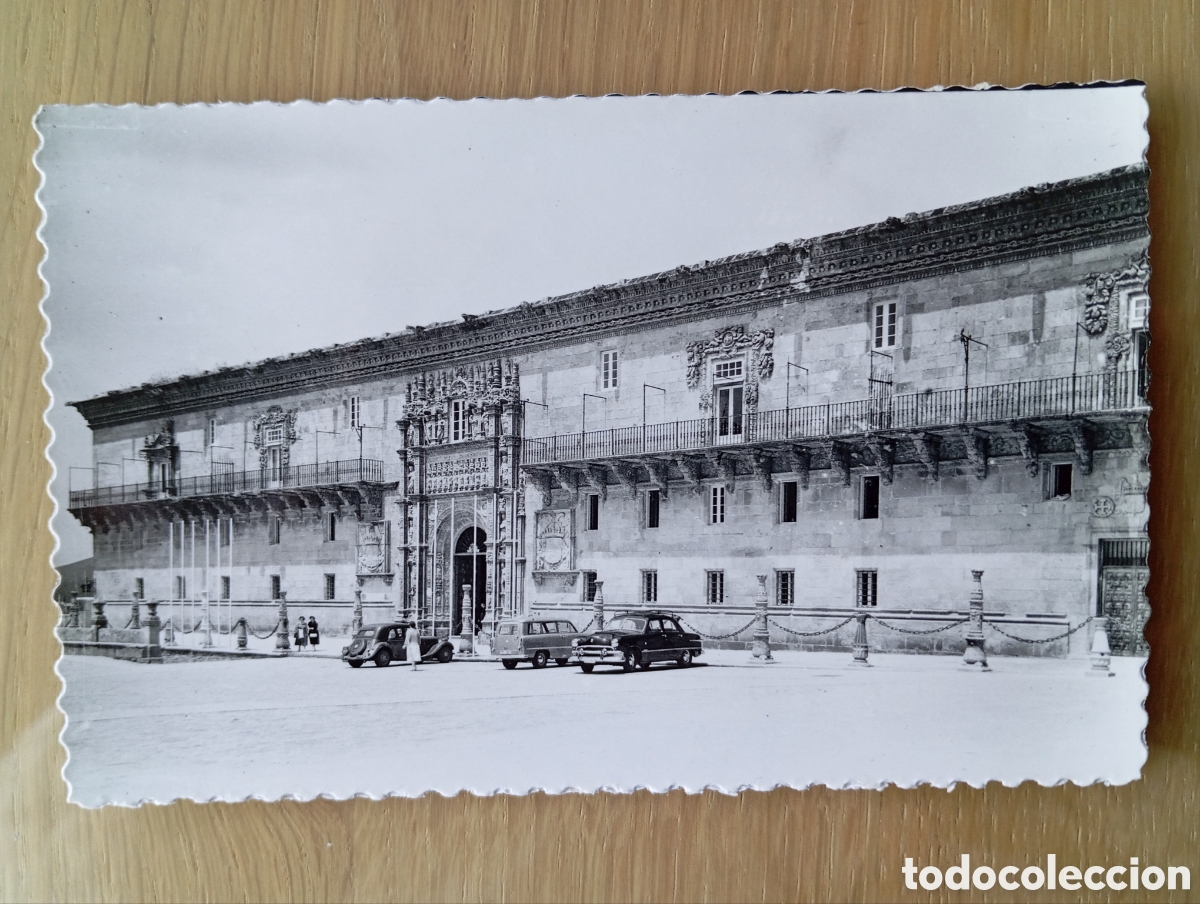 Postales: POSTAL SANTIAGO DE COMPOSTELA LA CORU&Ntilde;A HOSTAL DE LOS REYES ARTIGOT 73 PARADOR NACIONAL SIN CIRCULAR