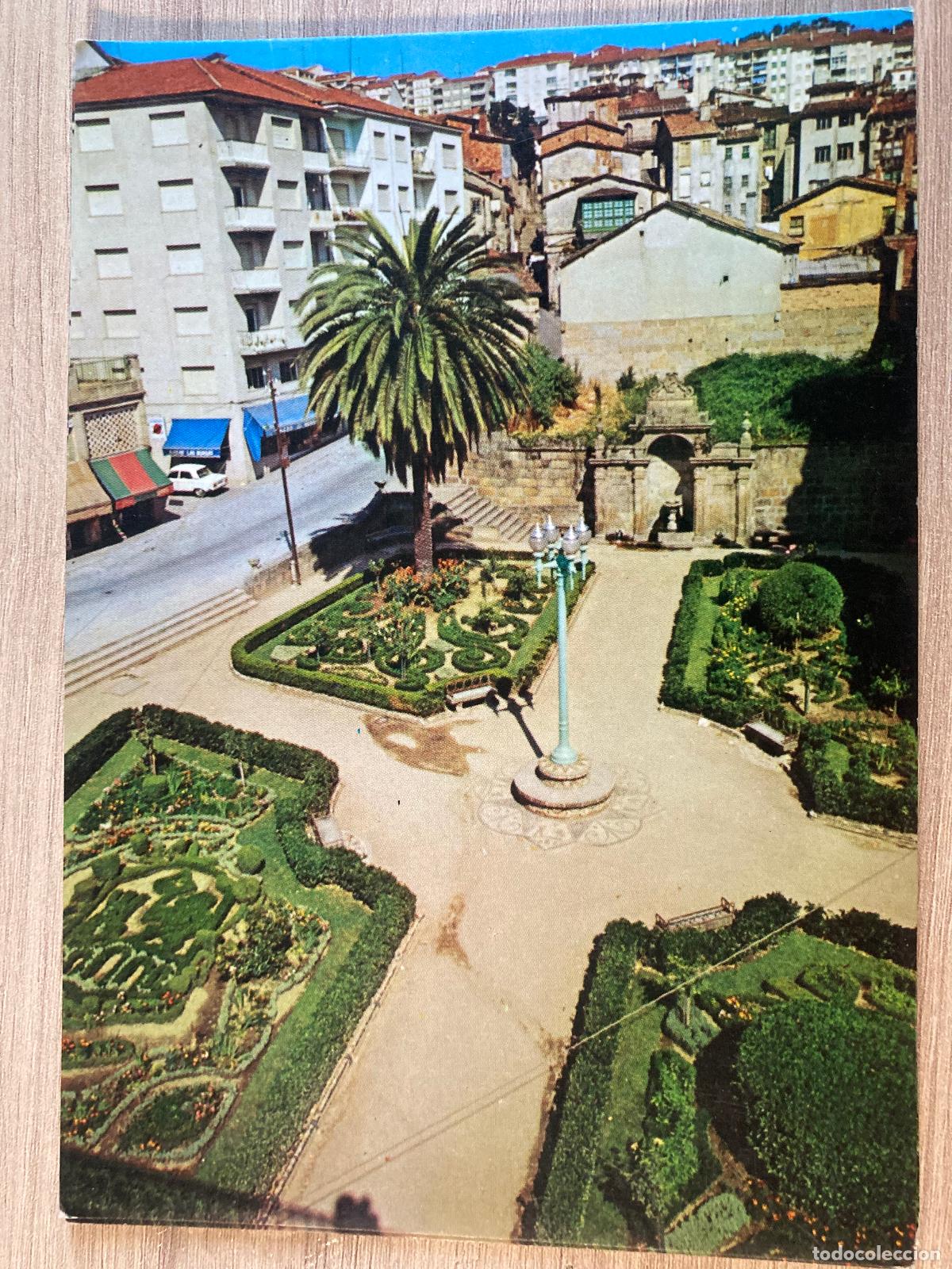 Postales: POSTAL, ORENSE, 1032, FUENTES TERMALES DE LAS BURGAS Y JARDINES, EDIICIONES PARIS, ZARAGOZA