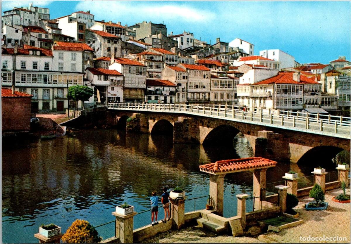 Postales: Betanzos - Vista parcial - Puente Nuevo - Alarde 1 - 149x103mm