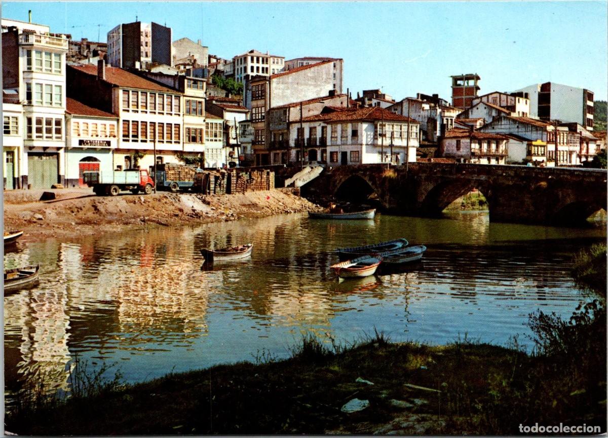 Postales: Betanzos - R&iacute;o Mandeo y Puente Viejo - Arribas 2017 - 148x105mm - Tintorer&iacute;a La Superiora