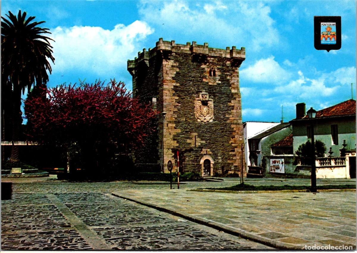 Postales: Pontedeume - Torre del Homenaje del Palacio de los Andrade - FISA 6 - 148x103mm